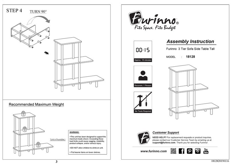Furinno 18128 Assembly instruction
