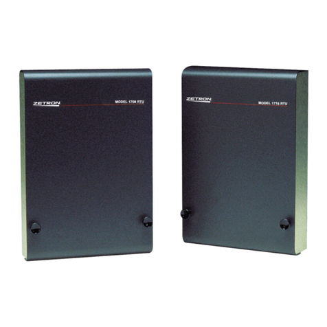 ZETRON 1708 Installation and operation manual ZETRON 1708 Installation and operation manual