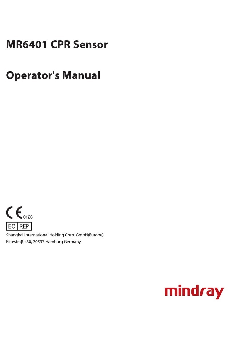 Mindray MR6401 User manual