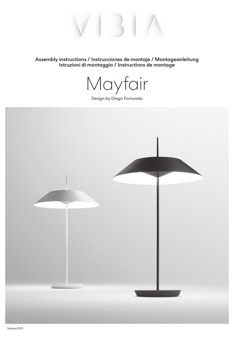 VIBIA Mayfair 5500 User manual