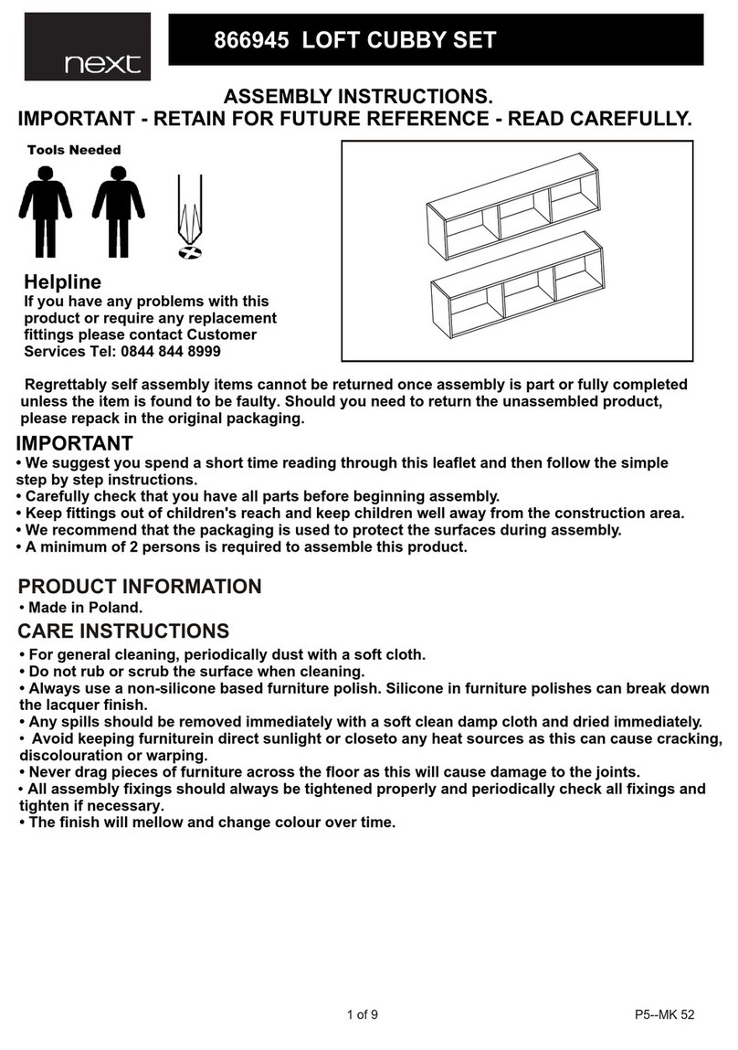 Next 866945 User manual Next 866945 User manual