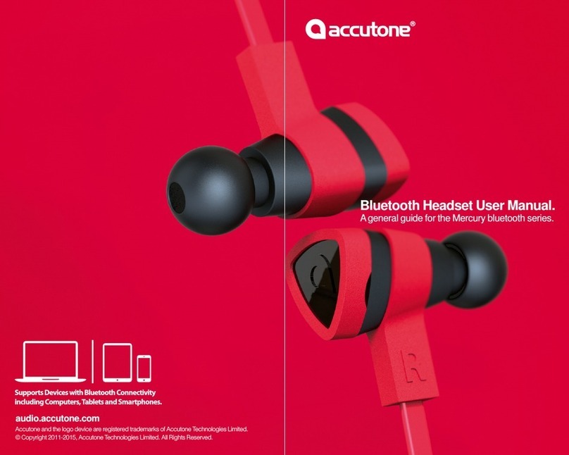 Accutone Mercury Series User manual