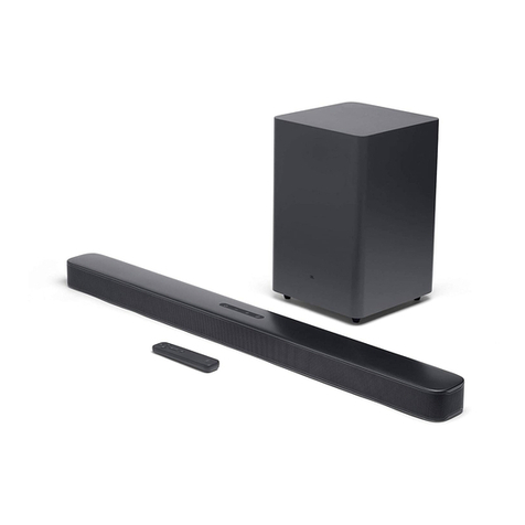 Harman Kardon JBL Bar 2.1 Deep Bass Service manual