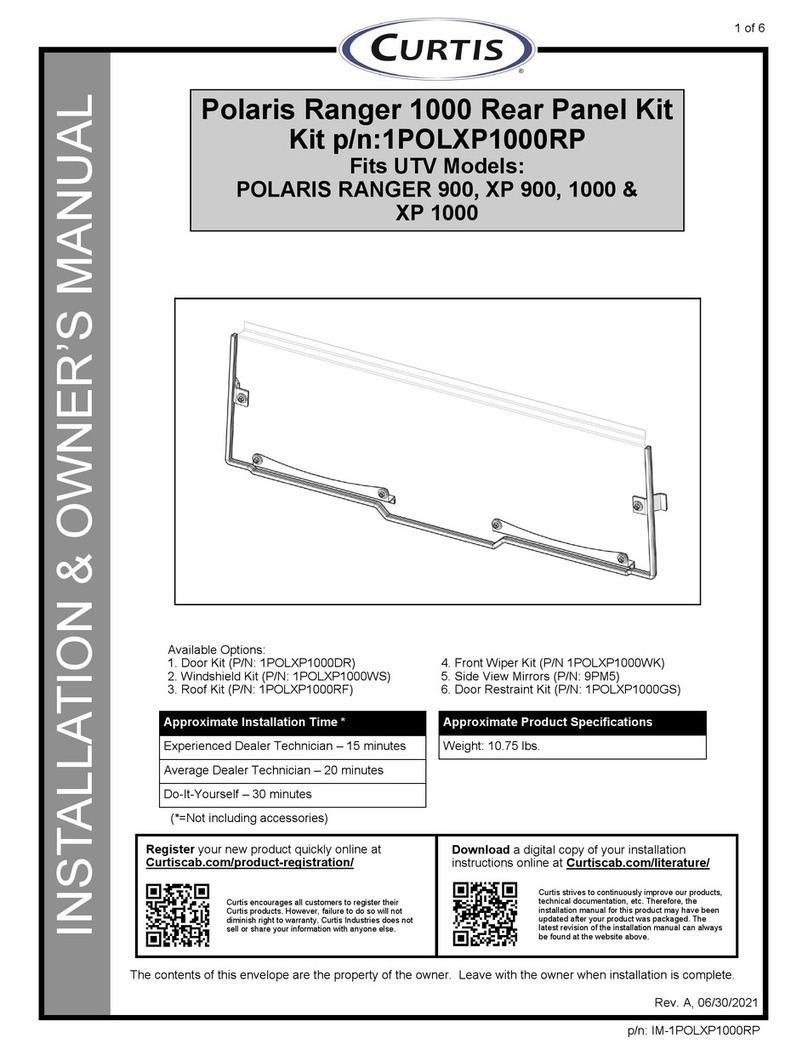 Curtis 1POLXP1000RP Operating instructions