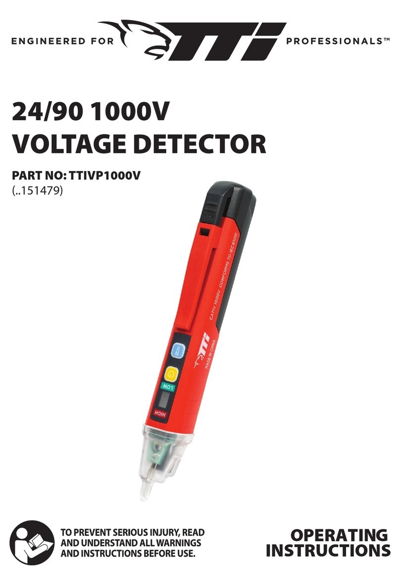 Total Tools TTi TTIVP1000V operating instructions Total Tools TTi TTIVP1000V operating instructions