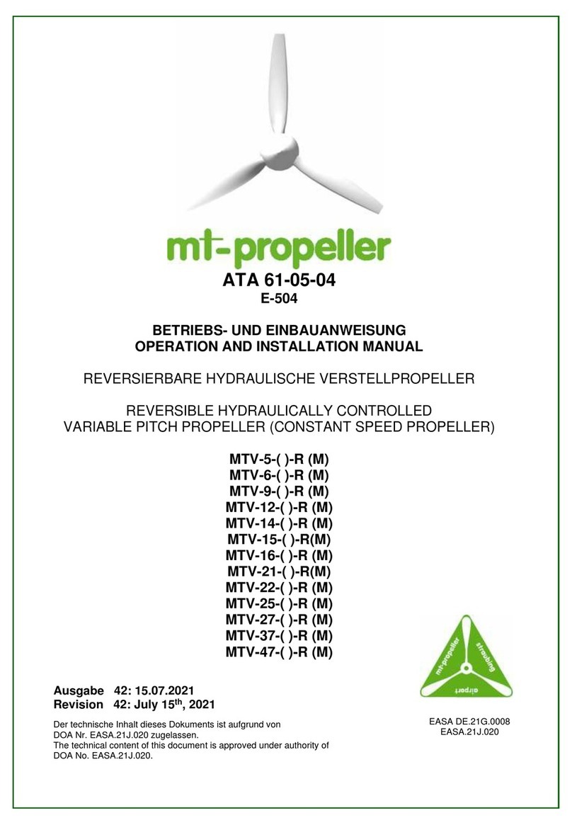 MT-Propeller MTV-5 Series Specification sheet