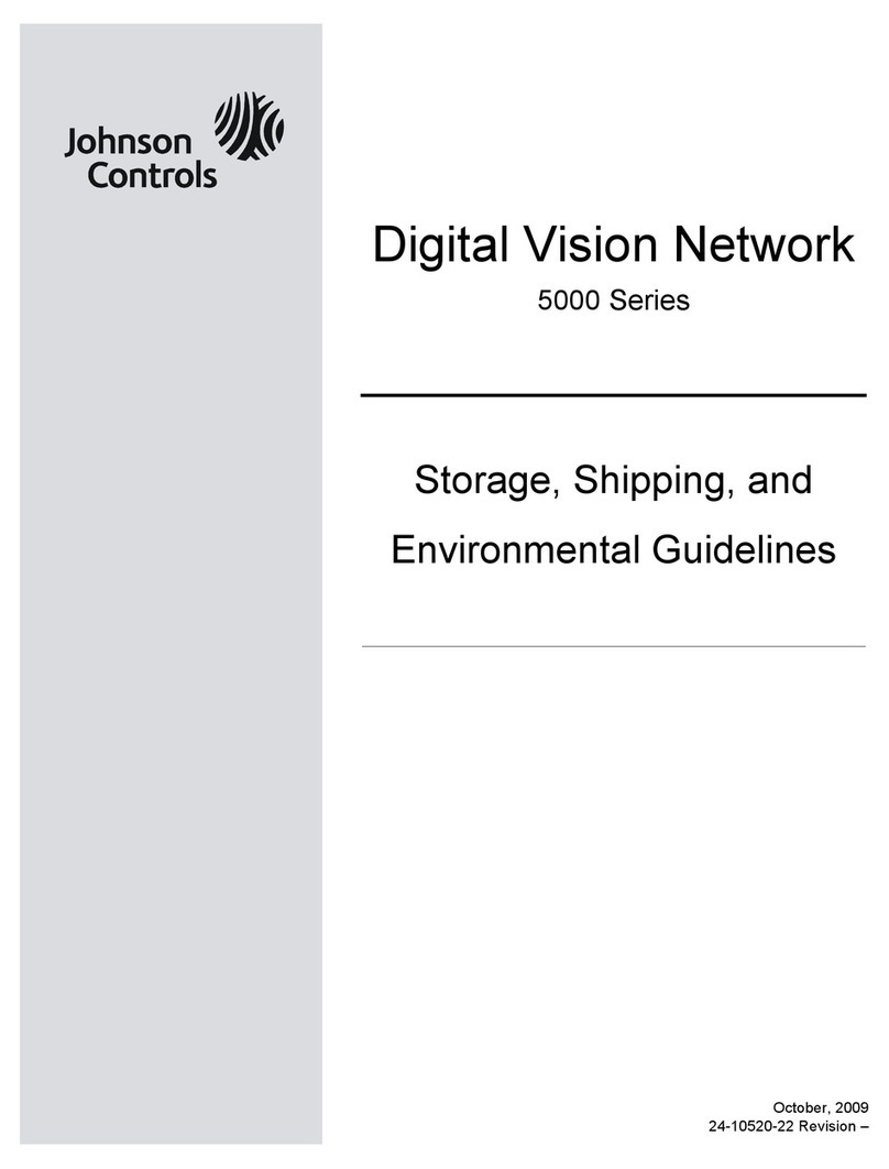 Johnson Controls DVN 5000 Series User manual