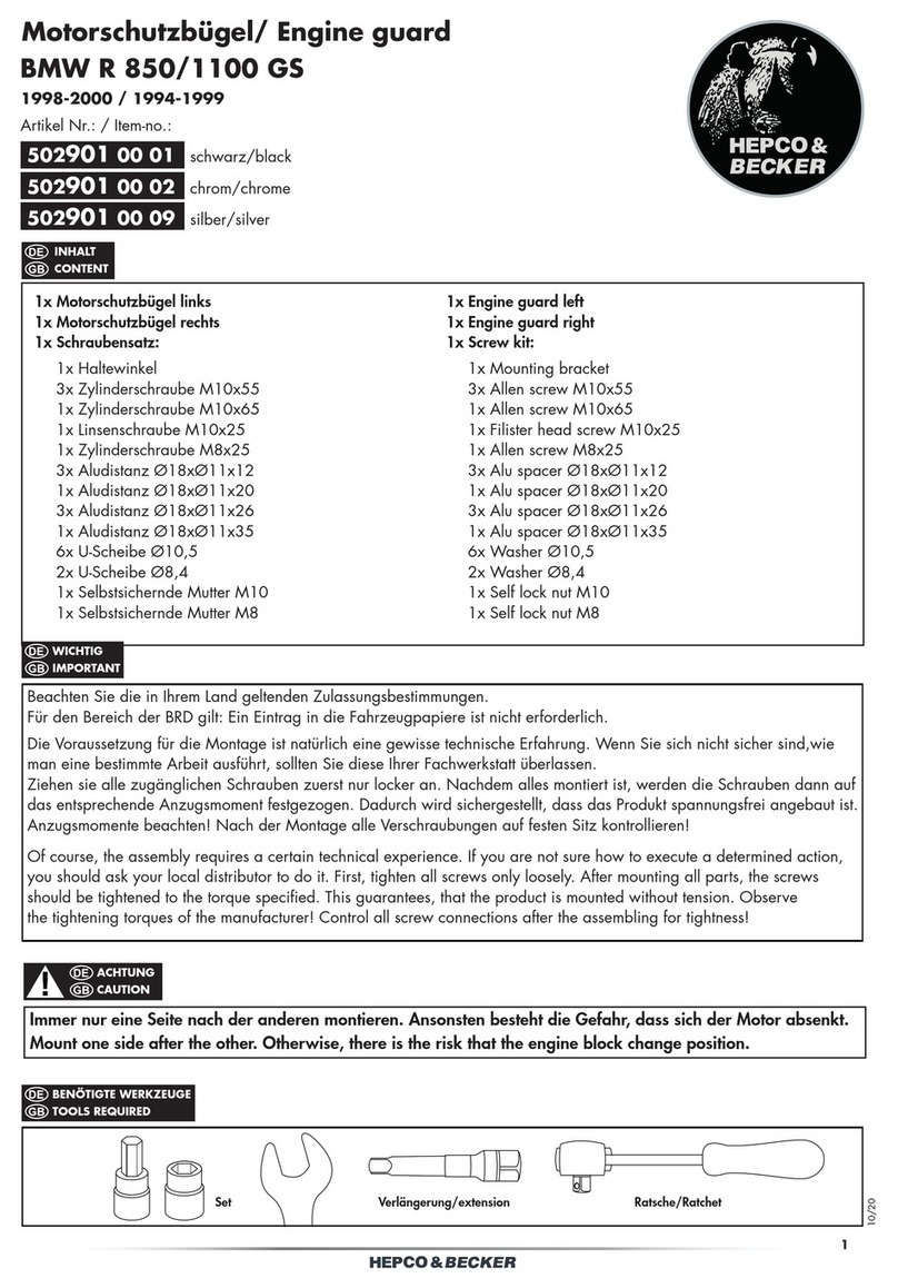 hepco & becker 502901 00 01 User manual