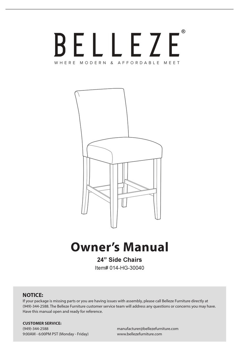 Belleze 014-HG-30040 owner's manual