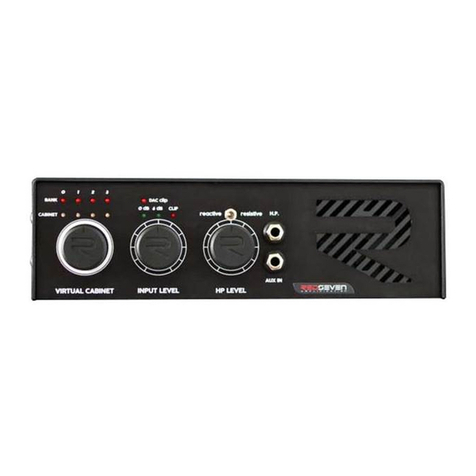 RedSeven Amplification AMP CENTRAL User manual