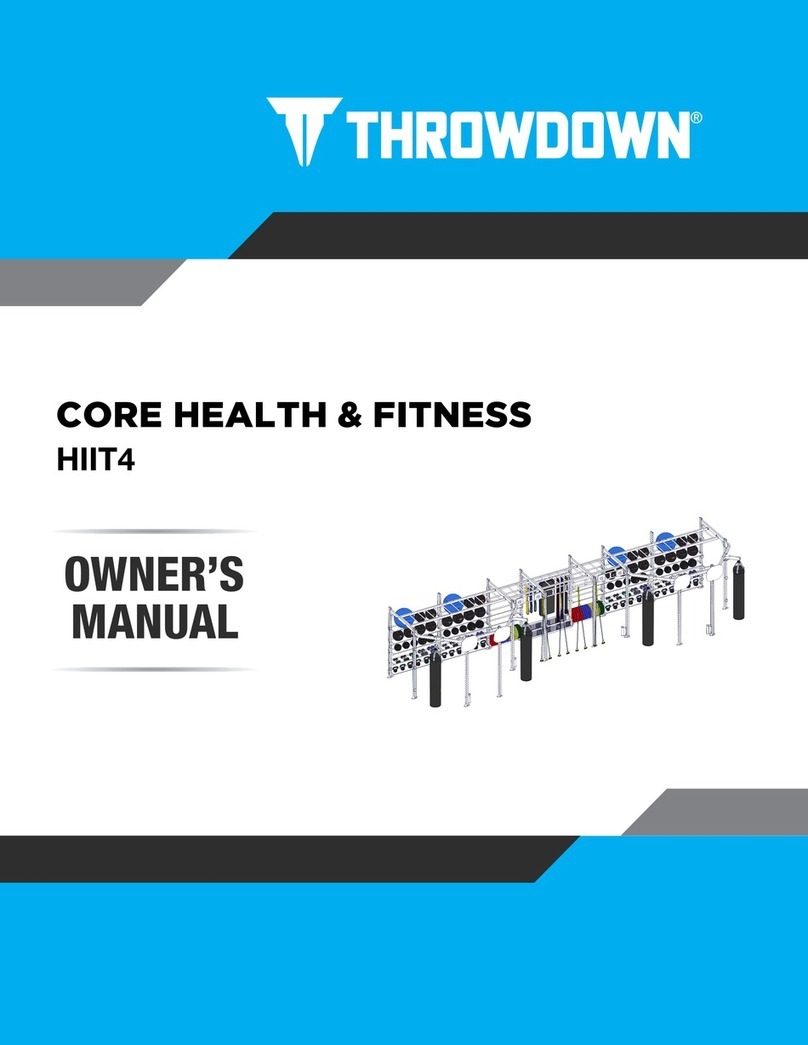 Core Health & Fitness Throwdown HIIT4 owner's manual Core Health & Fitness Throwdown HIIT4 owner's manual