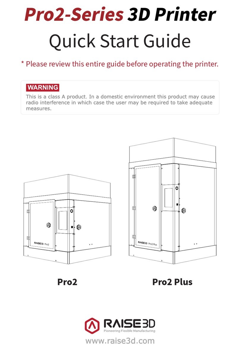 RAISE 3D PRO2 Series quick start guide