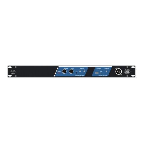 ASL INTERCOM PS 150 user manual