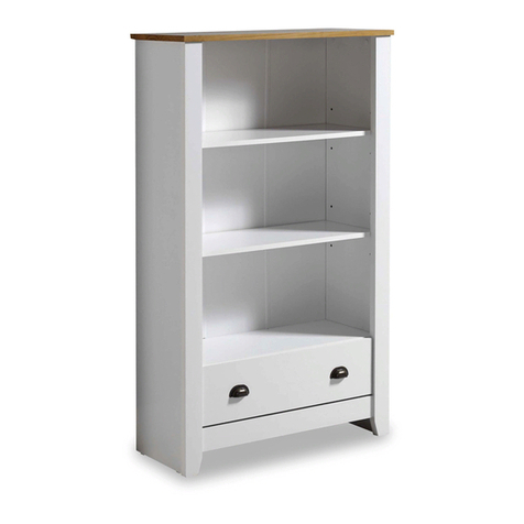 Seconique LUDLOW BOOKCASE Assembly instructions
