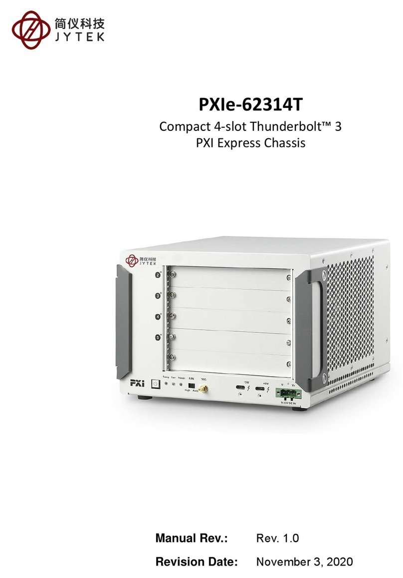 JYTEK Thunderbolt PXIe-62314T manual