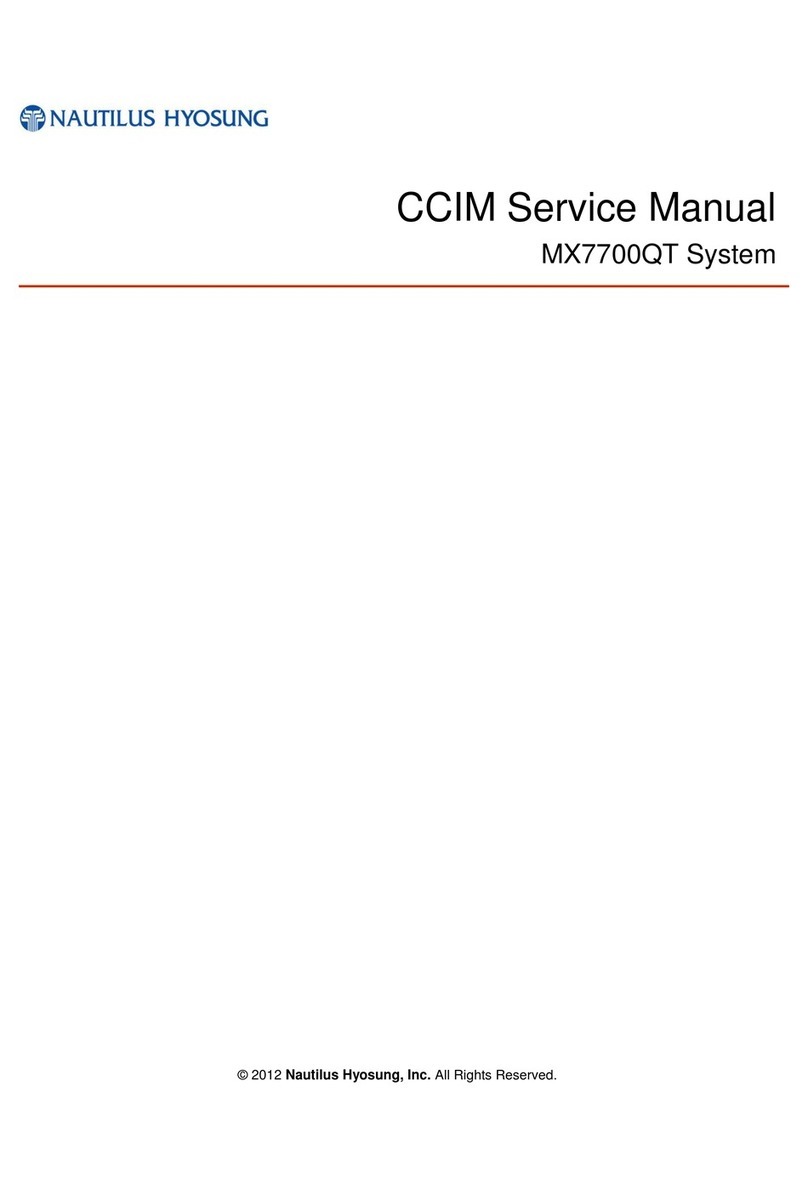 Nautilus Hyosung MX7700QT User manual