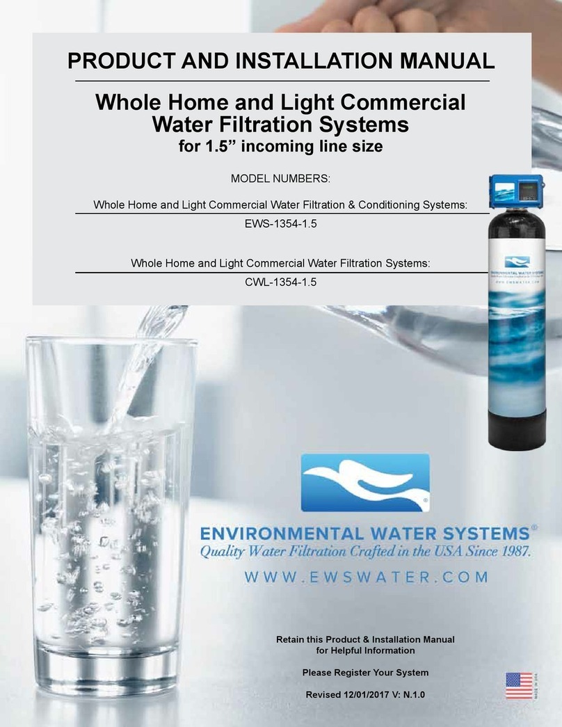 Environmental Water Systems EWS-1354-1.5 Product and installation manual