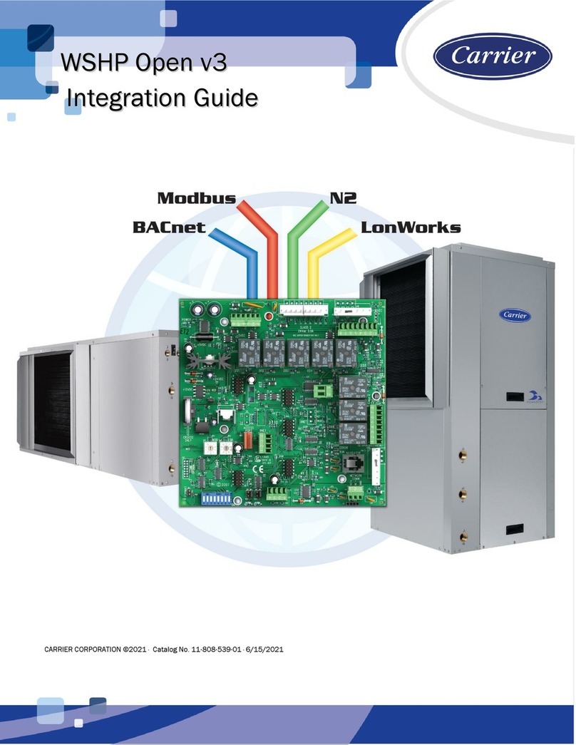 Carrier WSHP Open v3 Integration guide