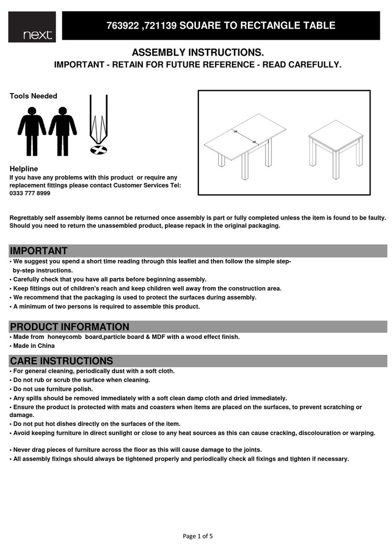 Next 763922 User manual Next 763922 User manual