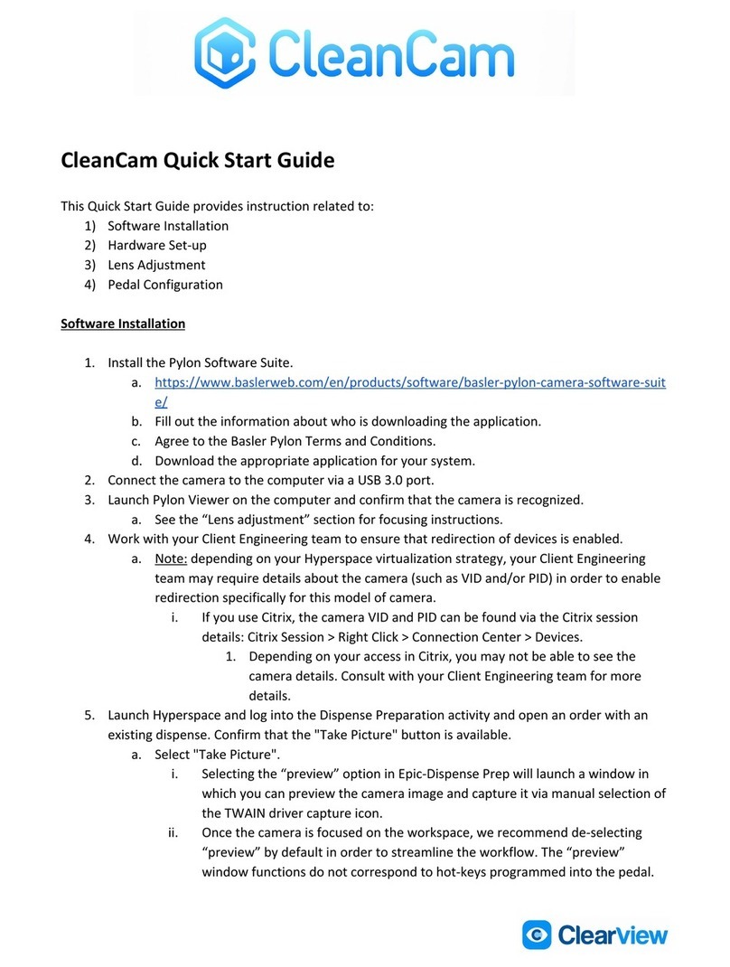 ClearView CleanCam 1006 quick start guide