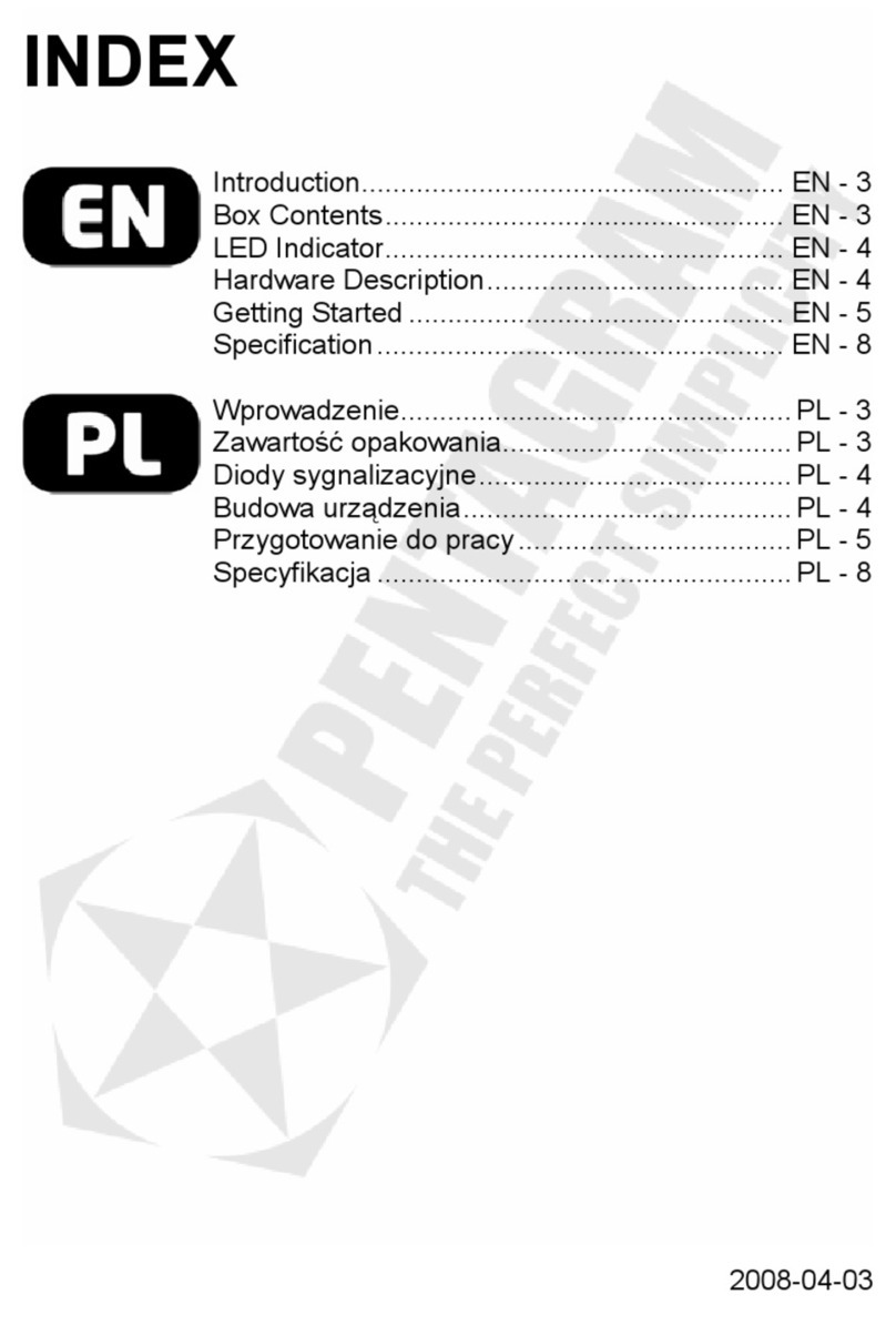 Pentagram PathFinder User manual