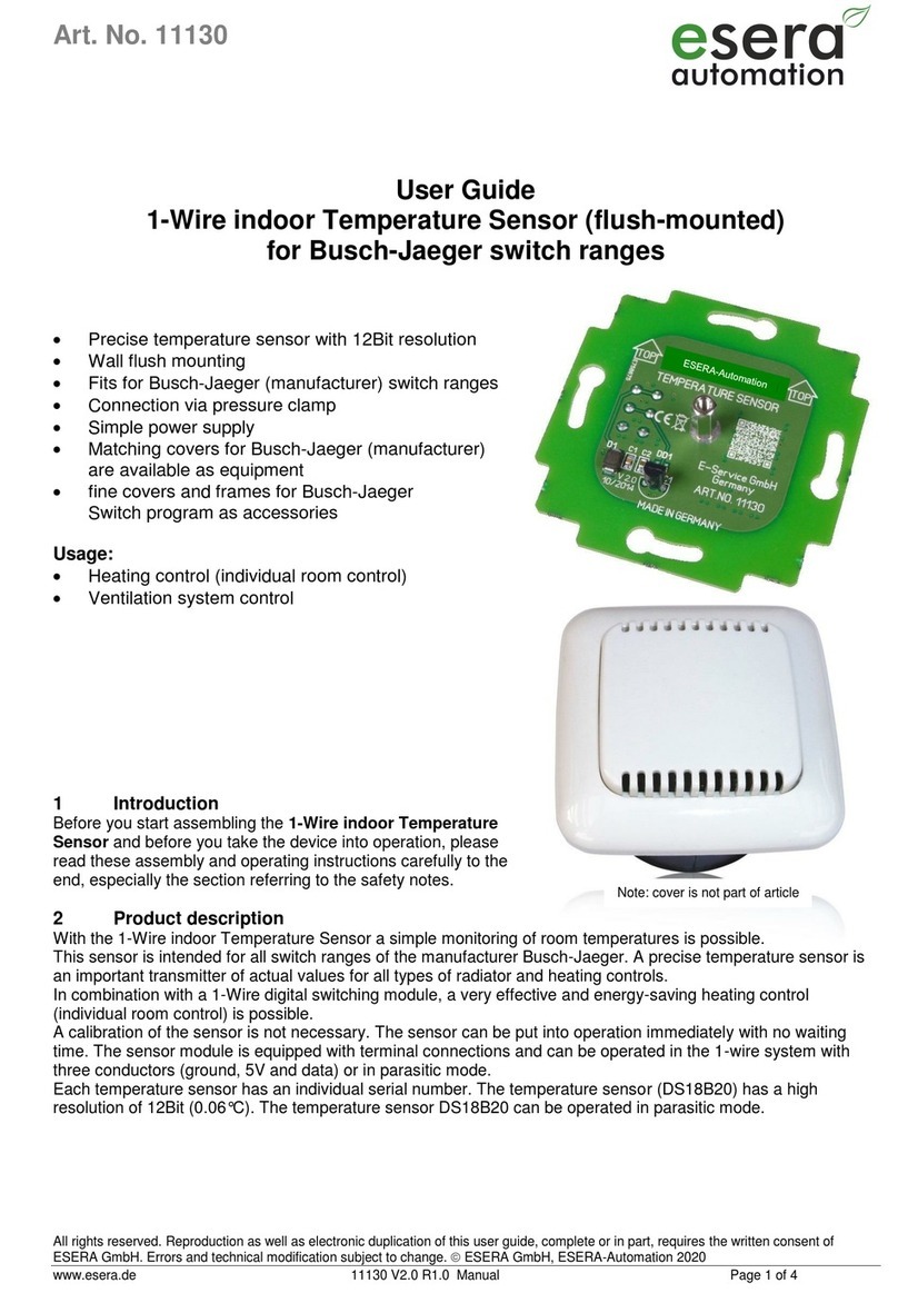 esera automation 11130 user guide