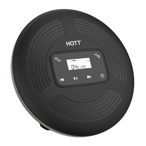 Hott CD903TF User manual