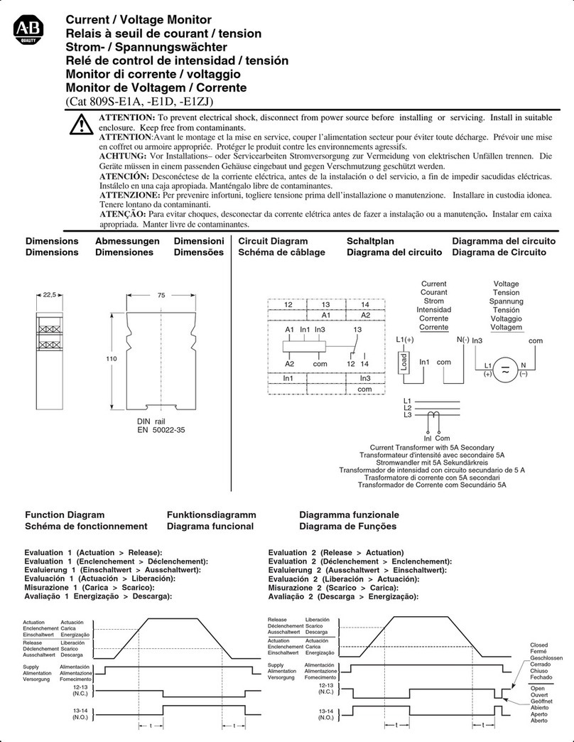Allen-Bradley 809S-E1A manual