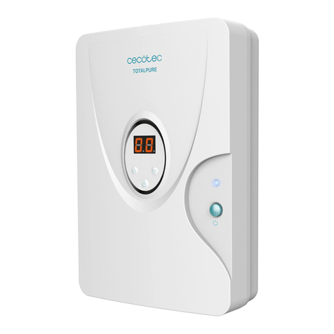 cecotec TOTALPURE 3000 SMART OZONE instruction manual