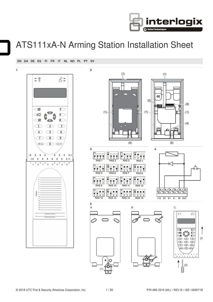 Interlogix ATS111xA-N Series Assembly instructions