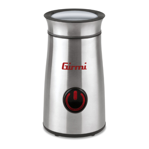 Girmi MC01 User manual