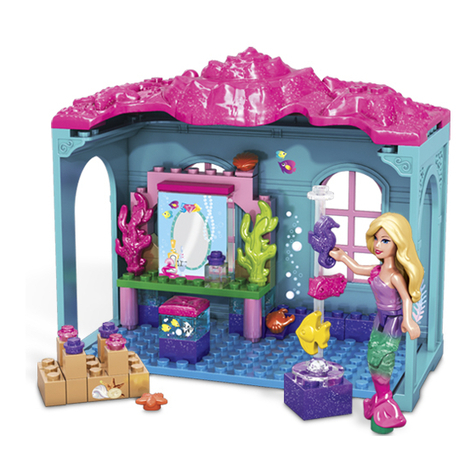 Mega Bloks Barbie Build'n Play Underwater Cove manual
