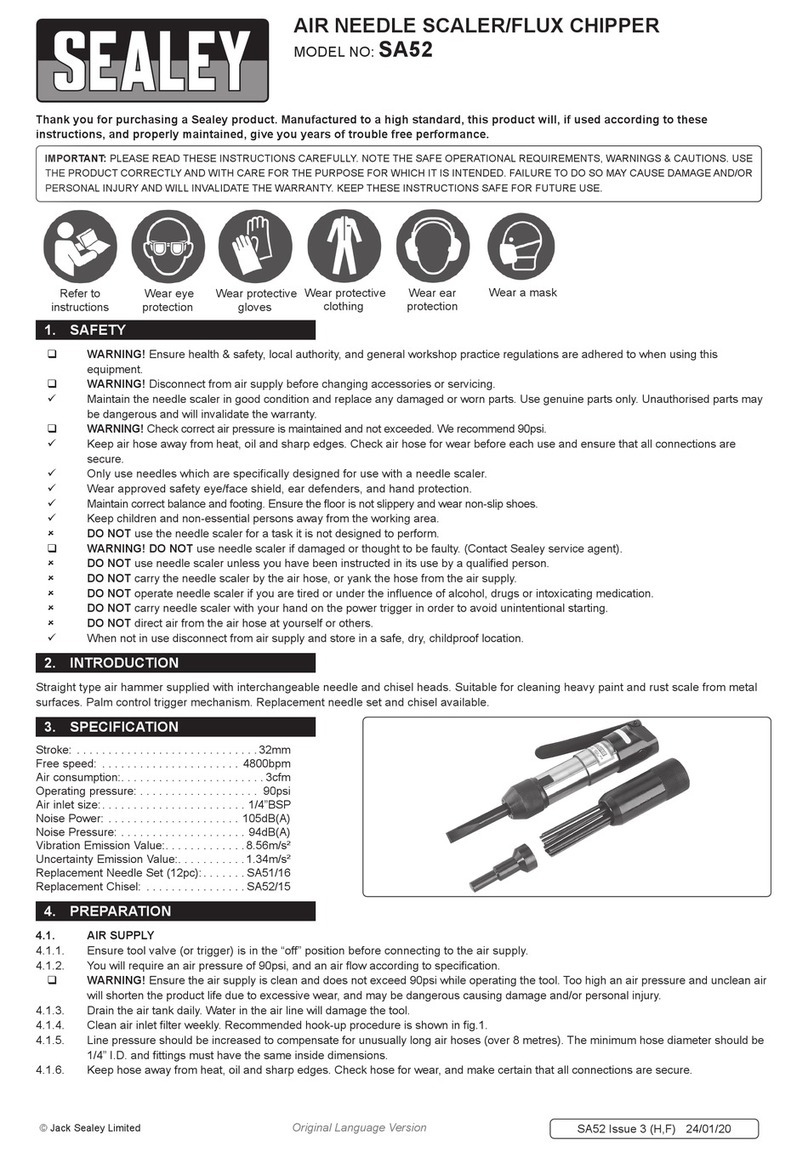 Sealey SA52 User manual