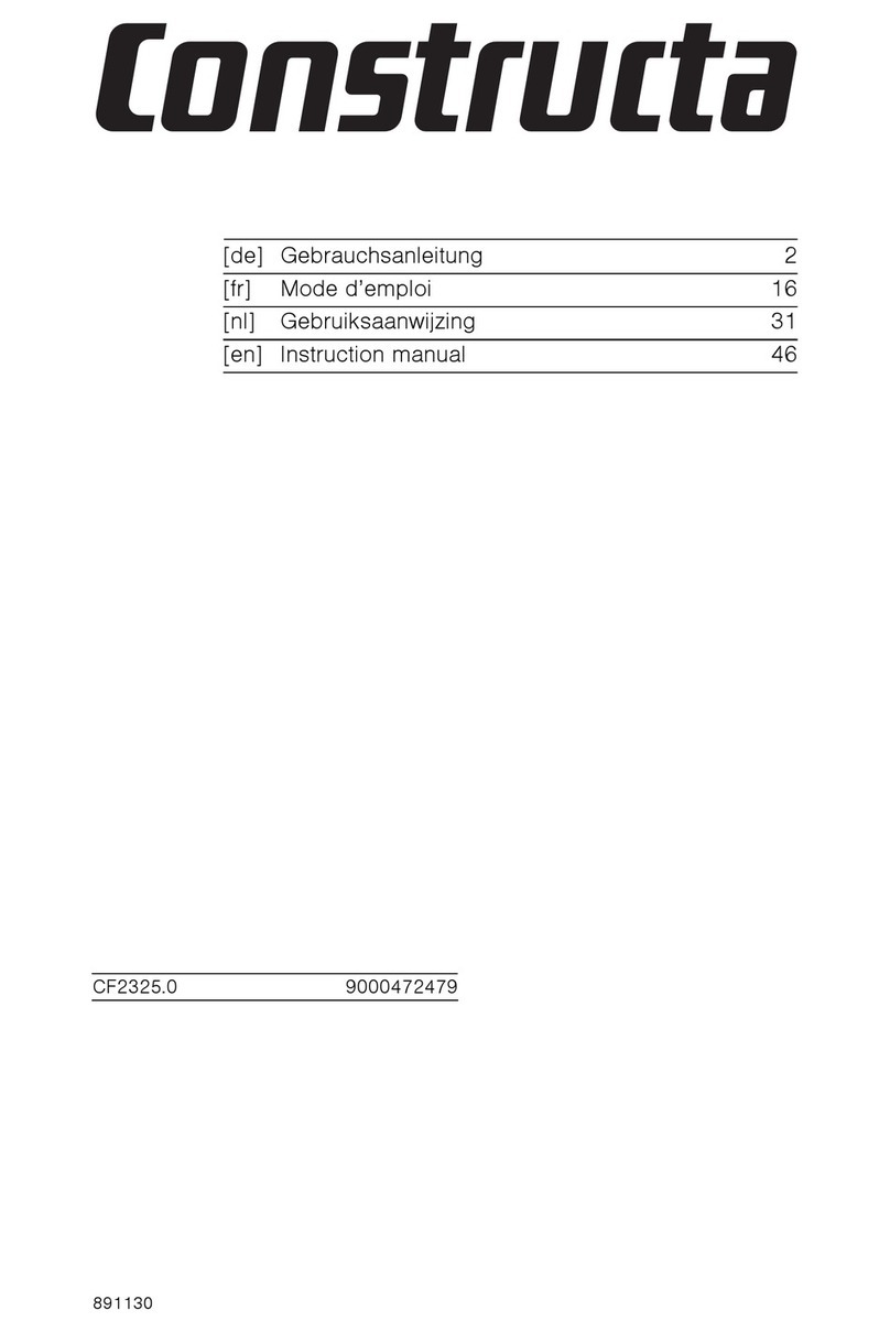 CONSTRUCTA CF2325 0 Series User manual