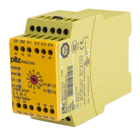 Pilz PNOZ XV2 User manual