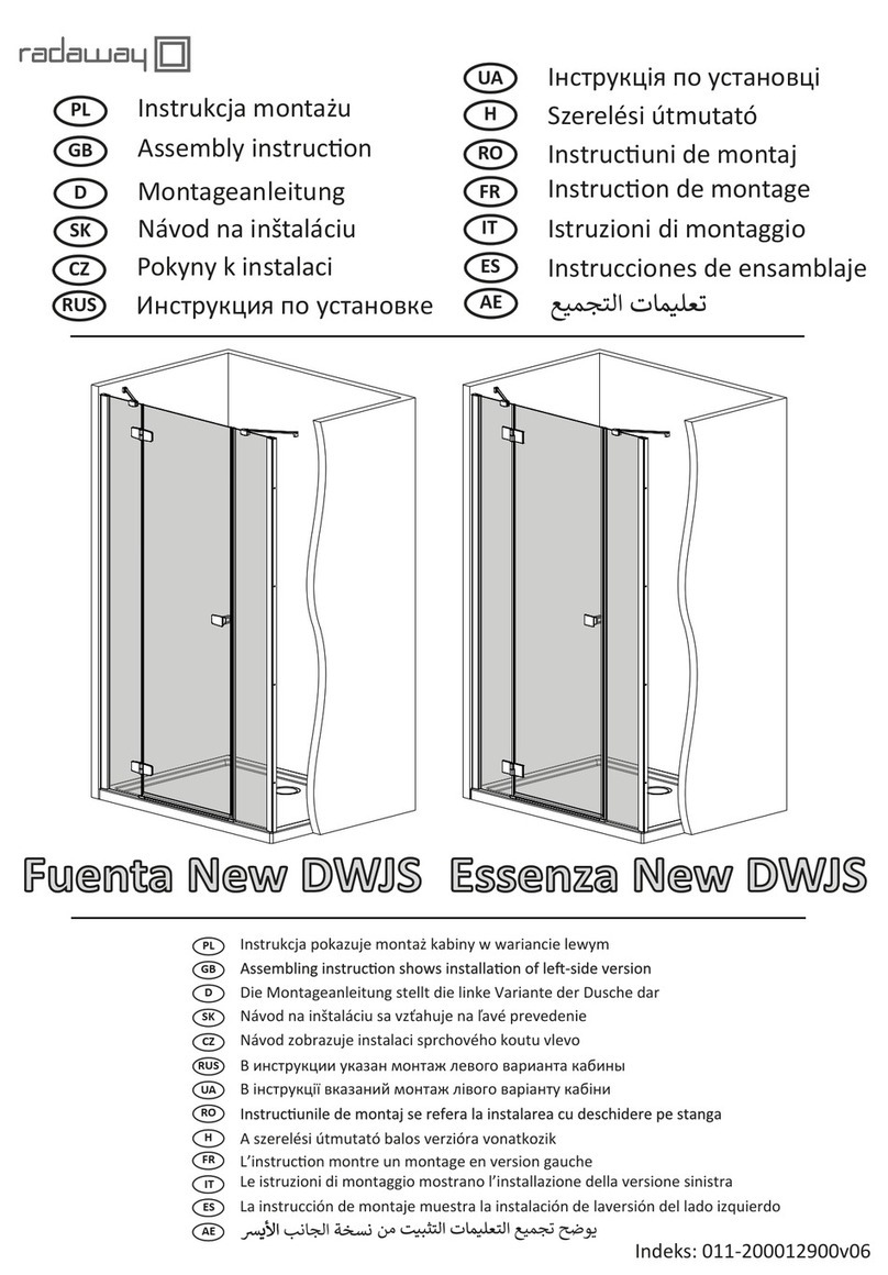 Radaway Fuenta New DWJS User manual Radaway Fuenta New DWJS User manual