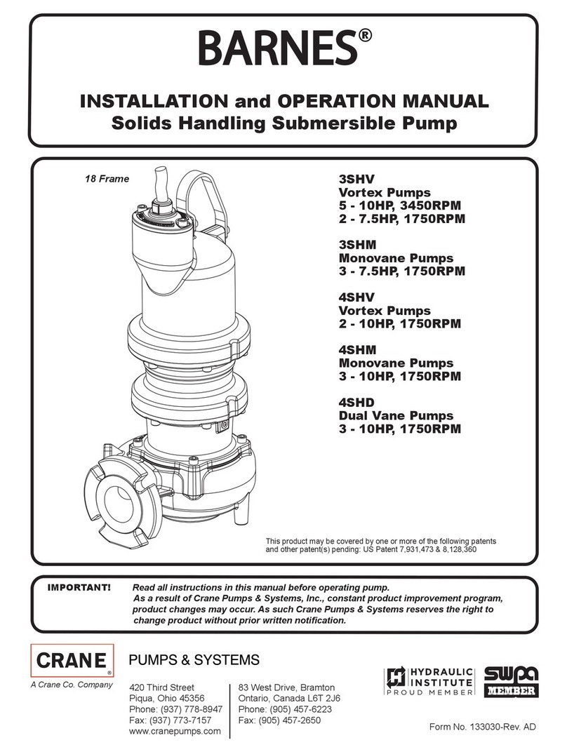 Crane 3SHV User manual