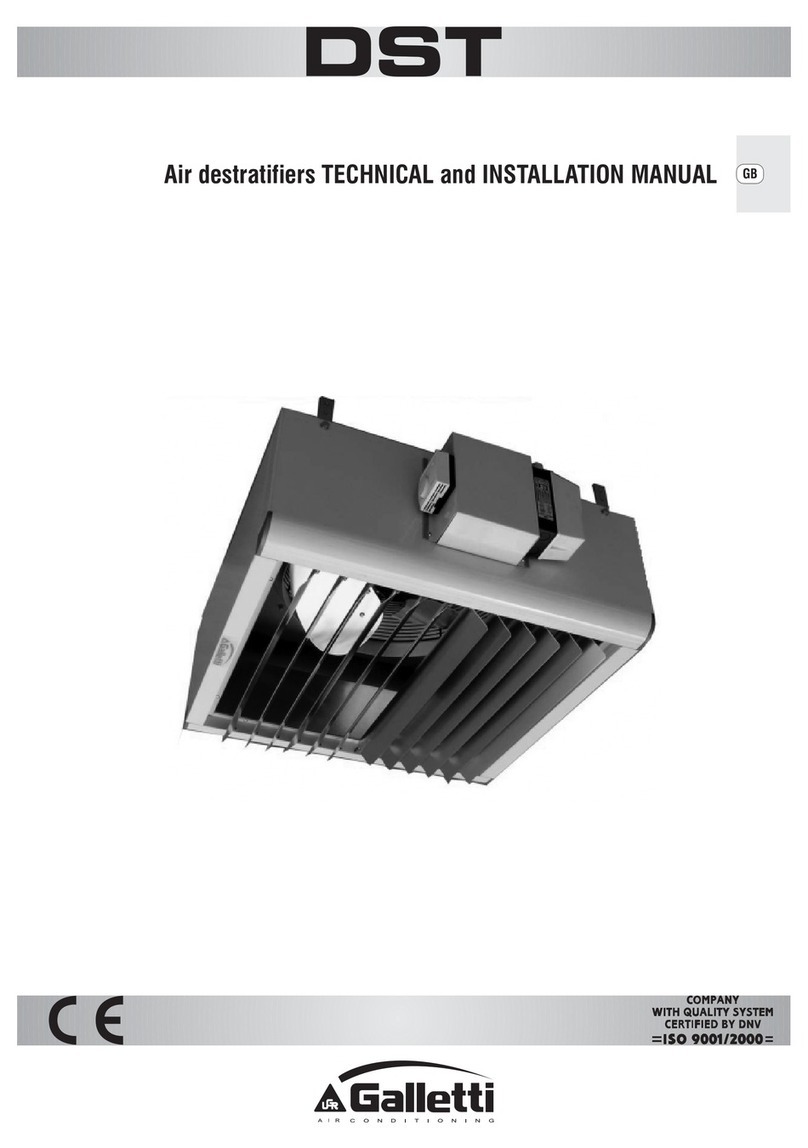Galletti DST Technical and installation manual