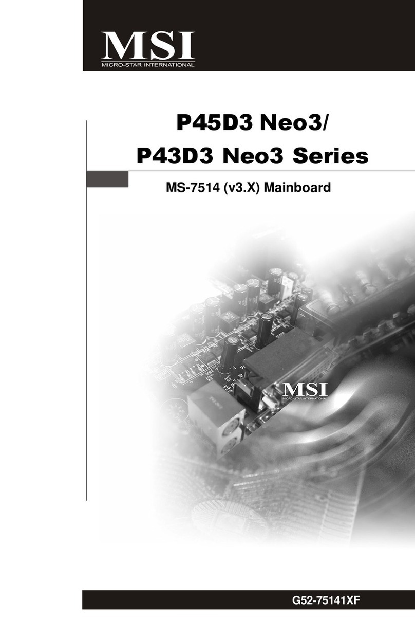 MSI P45D3Neo3 Series manual