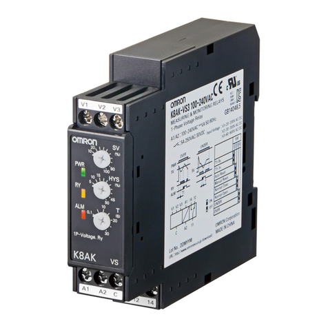 Omron K8AK-VS quick start guide