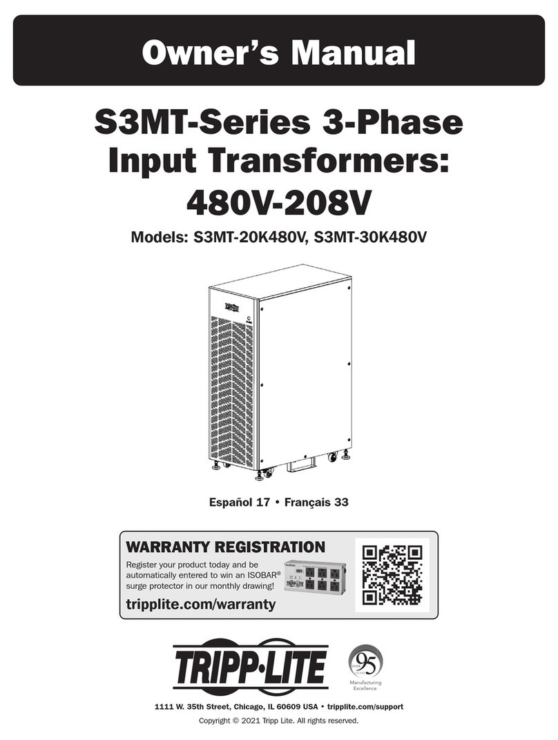 Tripp Lite S3MT Series User manual