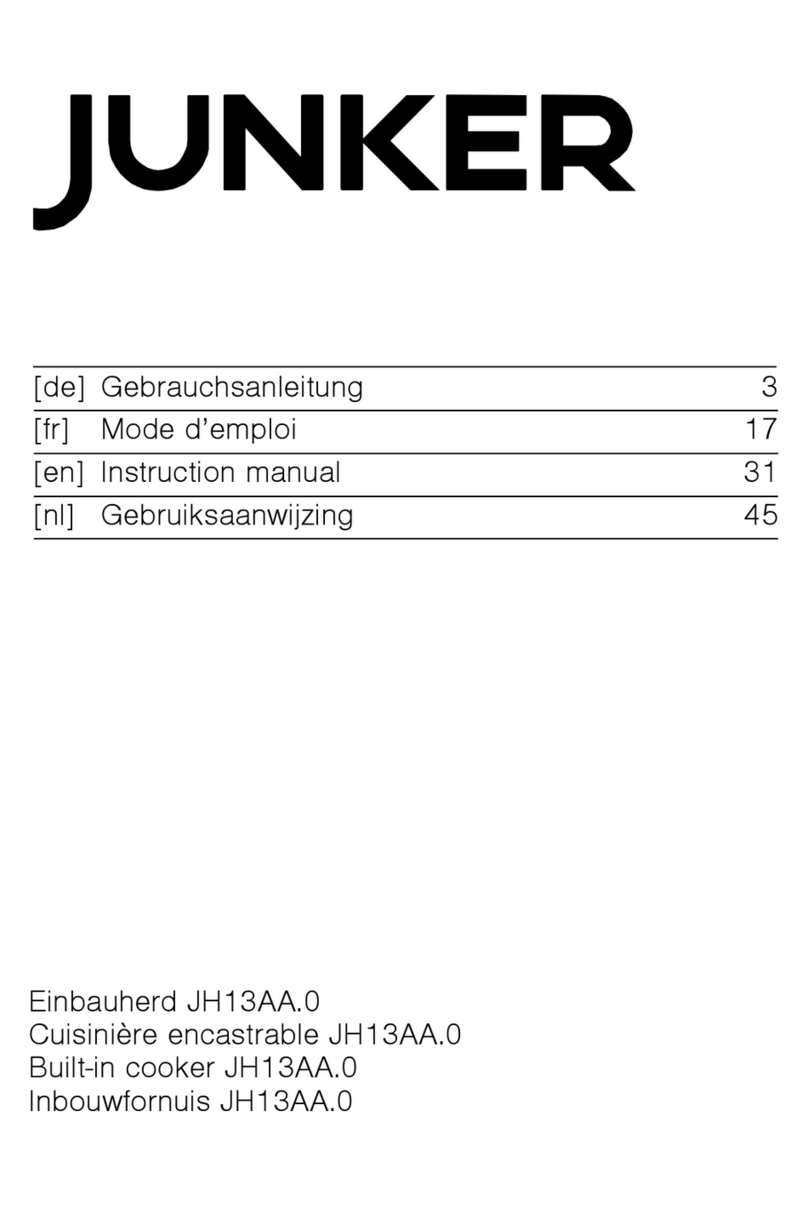 Junker JH13AA.0 instruction manual