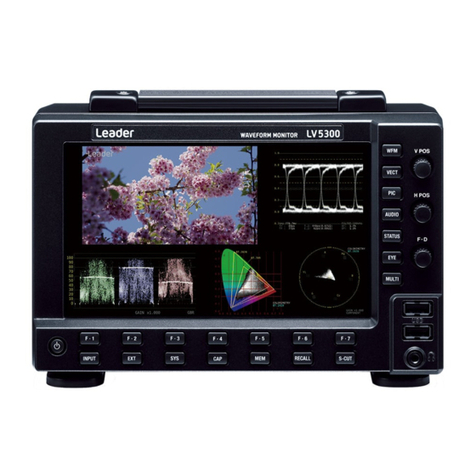 Leader LV5300 Installation guide