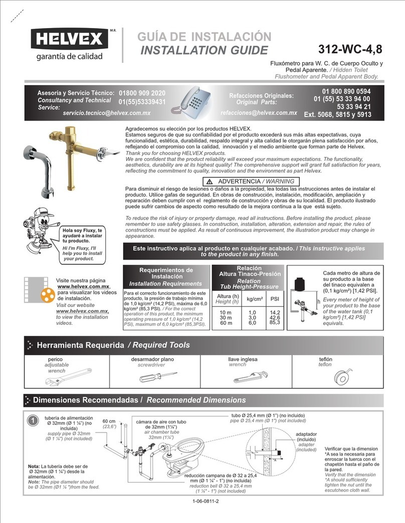 Helvex 312-WC-4,8 User manual