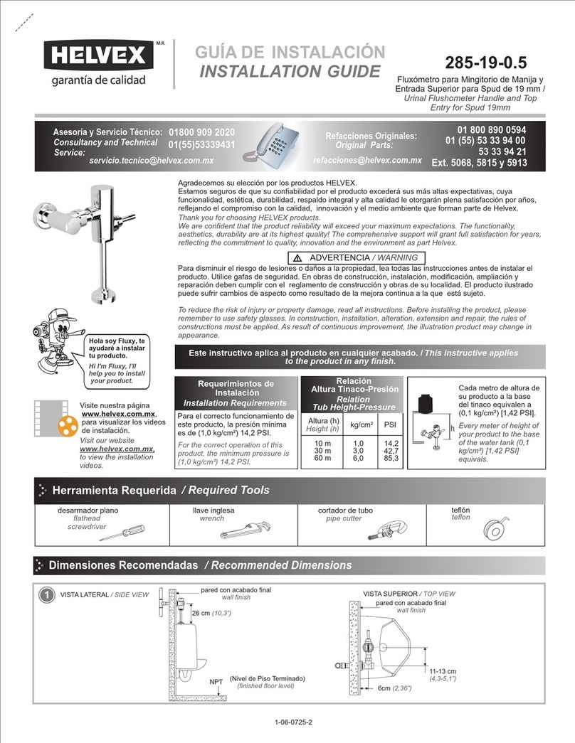 Helvex 285-19-0.5 User manual