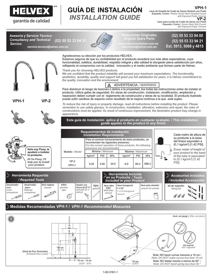 Helvex VPH-1 User manual