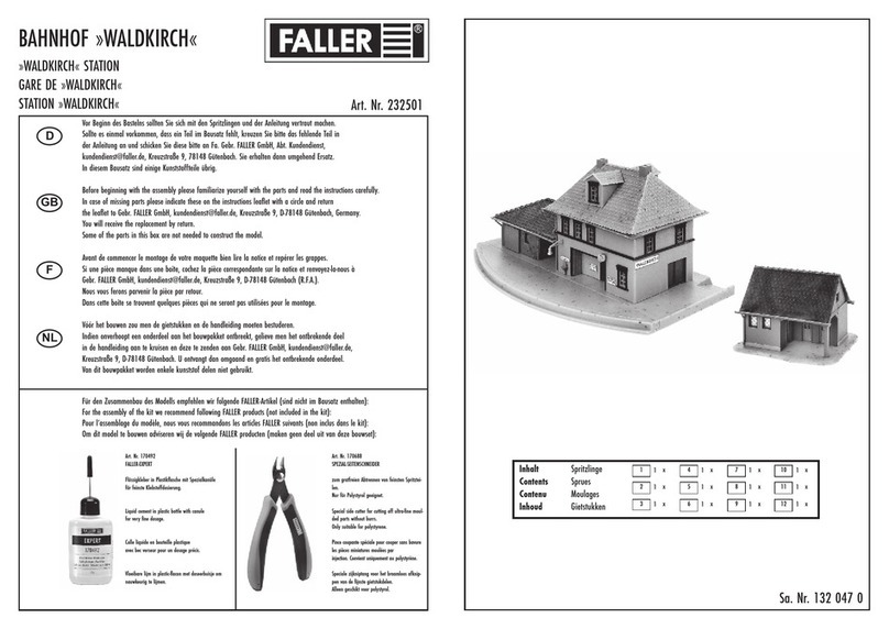 Faller WALDKIRCH STATION User manual