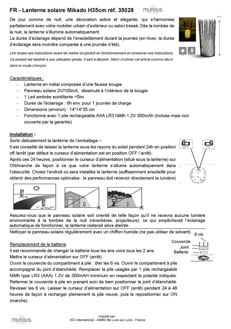 MUNDUS Mikado instruction manual MUNDUS Mikado instruction manual
