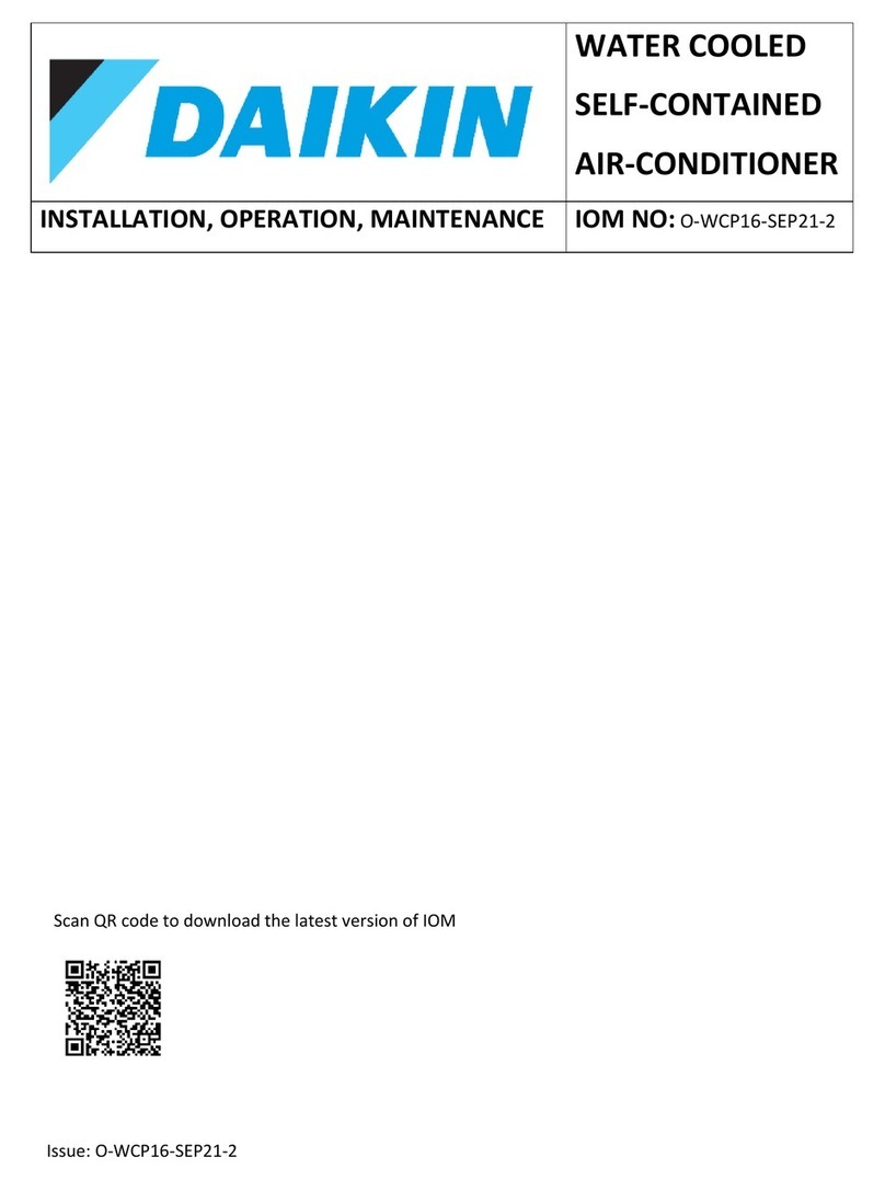Daikin O-WCP16-SEP21-2 Owner's manual