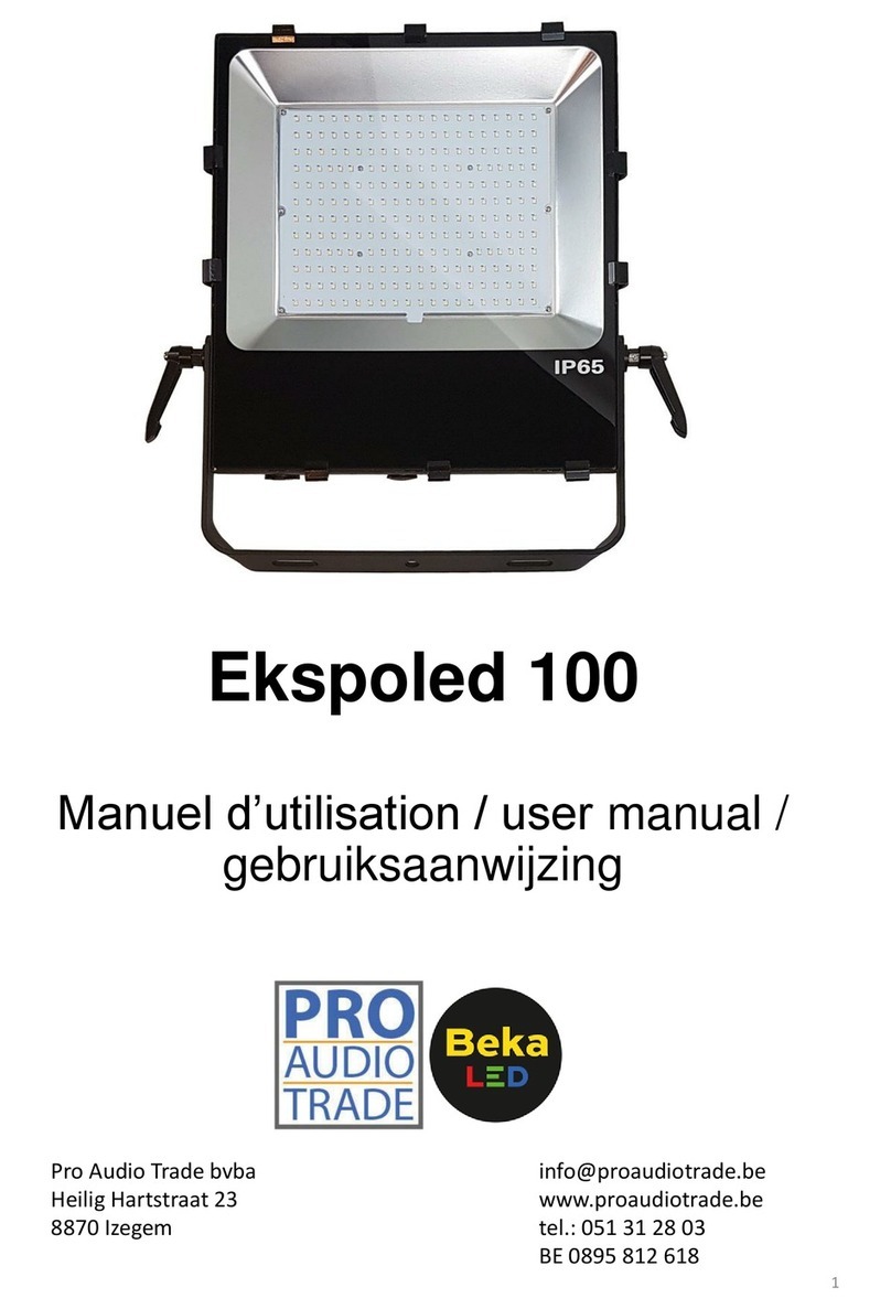 Beka LED EKSPOLED 100 User manual